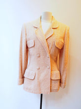 Charger l'image dans la galerie, Veste en tweed rose poudré