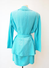 Charger l'image dans la galerie, Ensemble tailleur bleu
